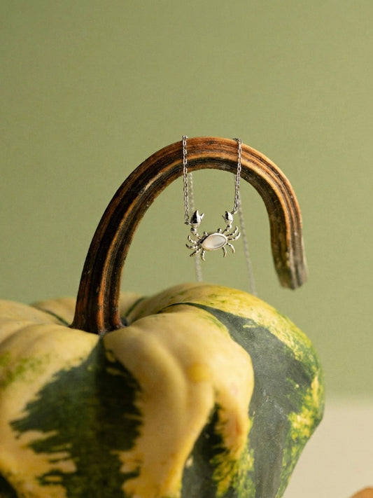 925 Ayar Gümüş Yengeç Kolye