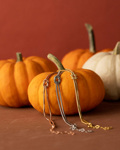 925 Ayar Gümüş Love Knot Bileklik - Aşk Düğüm Bileklik